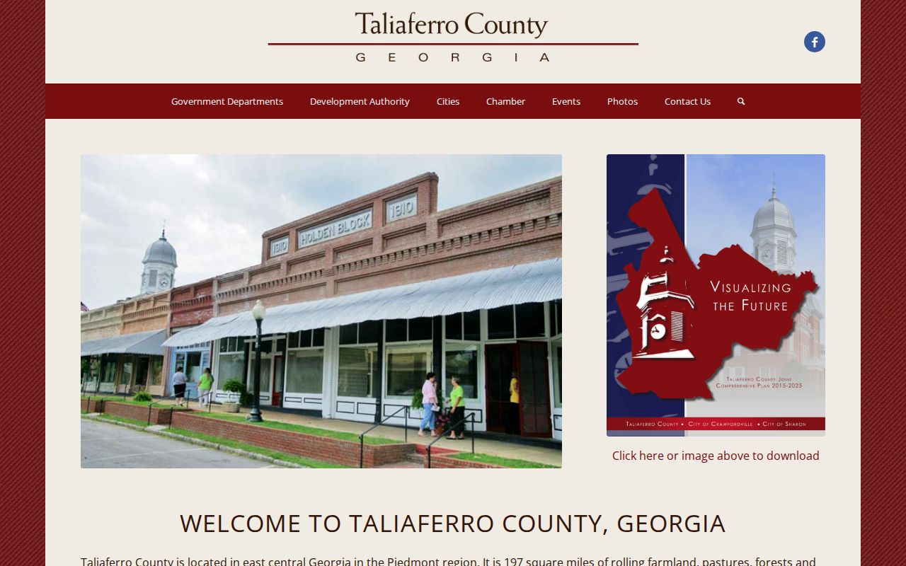 Taliaferro County official homepage access during court docket research